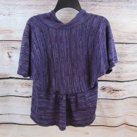 Two One Two 212 New York Med Purple Knit Cardigan - Picture 2 of 4